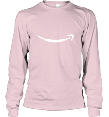Smile Shirt  White Logo Long Sleeve T-Shirt Long Sleeve T-Shirt - skytshirtshop