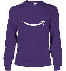 Smile Shirt  White Logo Long Sleeve T-Shirt Long Sleeve T-Shirt - skytshirtshop