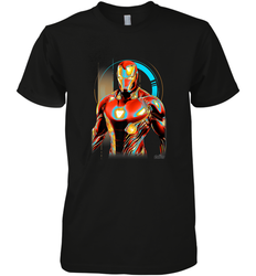 Marvel Infinity War Iron Man Digital Pose Men's Premium T-Shirt