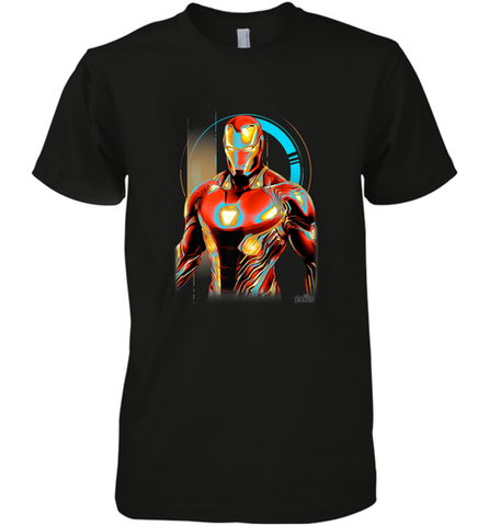 Marvel Infinity War Iron Man Digital Pose Men's Premium T-Shirt Men's Premium T-Shirt / Black / XS Men's Premium T-Shirt - skytshirtshop