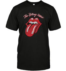 Mens The Rolling Stones Script Tongue Logo Men's T-Shirt Men's T-Shirt - skytshirtshop