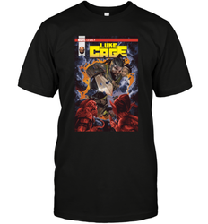 Marvel Luke Cage Power Man In Shining Armor Men's T-Shirt