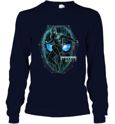 Marvel Spider Man Far From Home Stealth Suit Tech Portrait Long Sleeve T-Shirt
