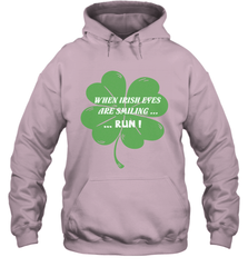When Irish eyes are smiling Run Lucky St Patricks Day Shirt Hooded Sweatshirt Hooded Sweatshirt - skytshirtshop