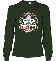 Vintage NFL Kansas City Football Logo Long Sleeve T-Shirt Long Sleeve T-Shirt - skytshirtshop