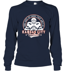 Vintage NFL Kansas City Football Logo Long Sleeve T-Shirt Long Sleeve T-Shirt - skytshirtshop