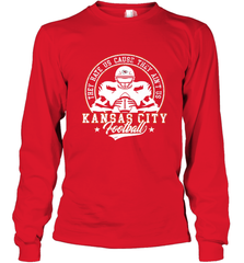 Vintage NFL Kansas City Football Logo Long Sleeve T-Shirt Long Sleeve T-Shirt - skytshirtshop