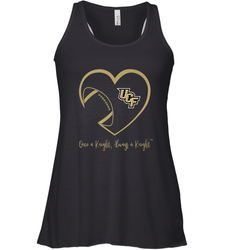 UCF Knights Football Inside Heart  Team  Apparel Women's Racerback Tank