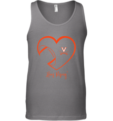 Virginia Cavaliers Football Inside Heart  Team Men's Tank Top Men's Tank Top - skytshirtshop