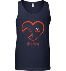 Virginia Cavaliers Football Inside Heart  Team Men's Tank Top Men's Tank Top - skytshirtshop