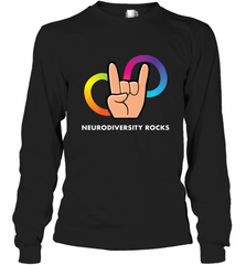 Neurodiversity Rocks Shirt Brain Autism Awareness Long Sleeve T-Shirt Long Sleeve T-Shirt - skytshirtshop