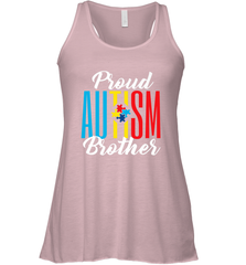 Proud Autism Brother Awareness Support Premium T Shirt Women's Racerback Tank Women's Racerback Tank - skytshirtshop
