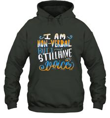 Special Needs NonVerbal Autism Awesome Hooded Sweatshirt Hooded Sweatshirt - skytshirtshop