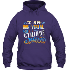Special Needs NonVerbal Autism Awesome Hooded Sweatshirt Hooded Sweatshirt - skytshirtshop