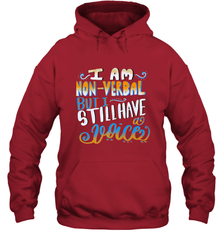 Special Needs NonVerbal Autism Awesome Hooded Sweatshirt Hooded Sweatshirt - skytshirtshop