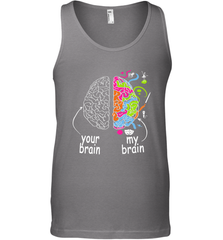 Neurodiversity brain Gift idea for Dyslexia ADHD Autism ASD Men's Tank Top Men's Tank Top - skytshirtshop