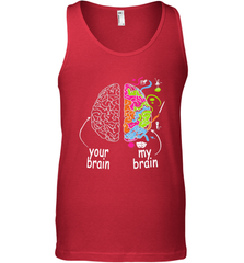 Neurodiversity brain Gift idea for Dyslexia ADHD Autism ASD Men's Tank Top Men's Tank Top - skytshirtshop