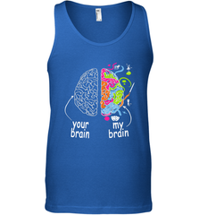 Neurodiversity brain Gift idea for Dyslexia ADHD Autism ASD Men's Tank Top Men's Tank Top - skytshirtshop
