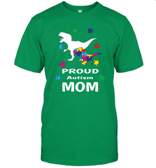 Proud Autism Mom T Rex Dinosaur Autism Awareness Men's T-Shirt Men's T-Shirt - skytshirtshop