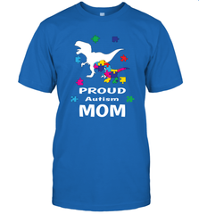 Proud Autism Mom T Rex Dinosaur Autism Awareness Men's T-Shirt Men's T-Shirt - skytshirtshop