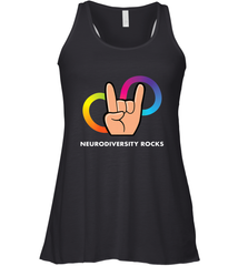 Neurodiversity Rocks Shirt Brain Autism Awareness Women's Racerback Tank Women's Racerback Tank - skytshirtshop