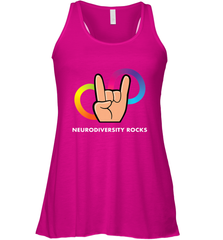 Neurodiversity Rocks Shirt Brain Autism Awareness Women's Racerback Tank Women's Racerback Tank - skytshirtshop
