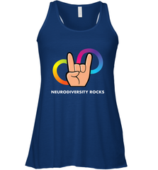 Neurodiversity Rocks Shirt Brain Autism Awareness Women's Racerback Tank Women's Racerback Tank - skytshirtshop