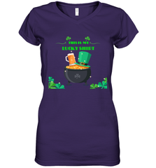 This is my lucky shirt on St Patricks Day Women's V-Neck T-Shirt Women's V-Neck T-Shirt - skytshirtshop