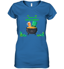 This is my lucky shirt on St Patricks Day Women's V-Neck T-Shirt Women's V-Neck T-Shirt - skytshirtshop