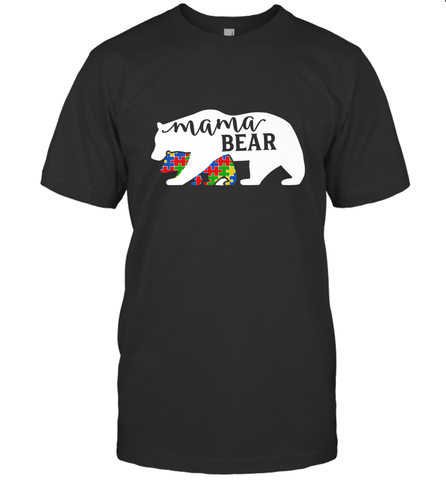 Mama Bear Autism t shirt Autism Awareness Month Men's T-Shirt Men's T-Shirt / Black / S Men's T-Shirt - skytshirtshop