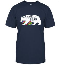 Mama Bear Autism t shirt Autism Awareness Month Men's T-Shirt