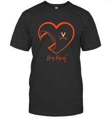 Virginia Cavaliers Football Inside Heart  Team Men's T-Shirt Men's T-Shirt - skytshirtshop