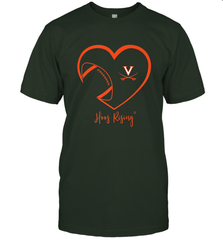 Virginia Cavaliers Football Inside Heart  Team Men's T-Shirt Men's T-Shirt - skytshirtshop