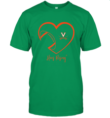 Virginia Cavaliers Football Inside Heart  Team Men's T-Shirt Men's T-Shirt - skytshirtshop
