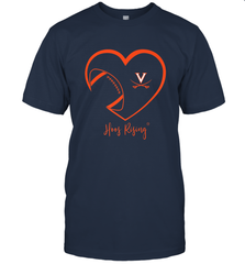 Virginia Cavaliers Football Inside Heart  Team Men's T-Shirt Men's T-Shirt - skytshirtshop