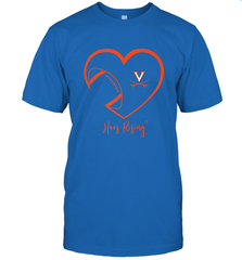 Virginia Cavaliers Football Inside Heart  Team Men's T-Shirt Men's T-Shirt - skytshirtshop