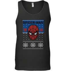 Marvel Spider Man Mask Christmas Sweater Men's Tank Top