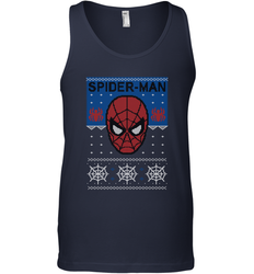 Marvel Spider Man Mask Christmas Sweater Men's Tank Top