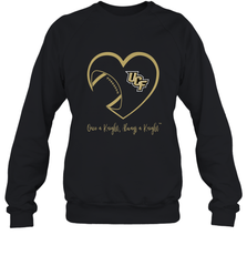 UCF Knights Football Inside Heart  Team  Apparel Crewneck Sweatshirt Crewneck Sweatshirt - skytshirtshop