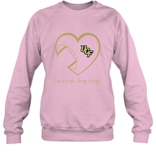 UCF Knights Football Inside Heart  Team  Apparel Crewneck Sweatshirt Crewneck Sweatshirt - skytshirtshop