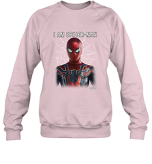 Marvel Infinity War I Am Spider Man Web Graphic Crewneck Sweatshirt Crewneck Sweatshirt - skytshirtshop