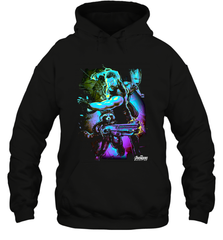 Marvel Infinity War Thor Rocket Groot Neon Hooded Sweatshirt Hooded Sweatshirt - skytshirtshop