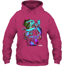 Marvel Infinity War Thor Rocket Groot Neon Hooded Sweatshirt Hooded Sweatshirt - skytshirtshop