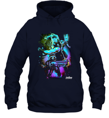 Marvel Infinity War Thor Rocket Groot Neon Hooded Sweatshirt Hooded Sweatshirt - skytshirtshop
