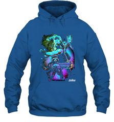 Marvel Infinity War Thor Rocket Groot Neon Hooded Sweatshirt Hooded Sweatshirt - skytshirtshop