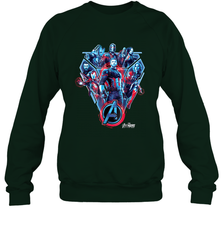 Marvel Avengers Infinity War Tech Group Crewneck Sweatshirt Crewneck Sweatshirt - skytshirtshop