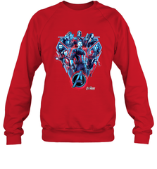 Marvel Avengers Infinity War Tech Group Crewneck Sweatshirt Crewneck Sweatshirt - skytshirtshop