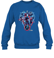 Marvel Avengers Infinity War Tech Group Crewneck Sweatshirt Crewneck Sweatshirt - skytshirtshop