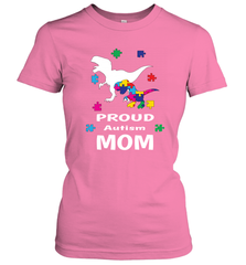 Proud Autism Mom T Rex Dinosaur Autism Awareness Women's T-Shirt Women's T-Shirt - skytshirtshop