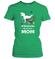 Proud Autism Mom T Rex Dinosaur Autism Awareness Women's T-Shirt Women's T-Shirt - skytshirtshop